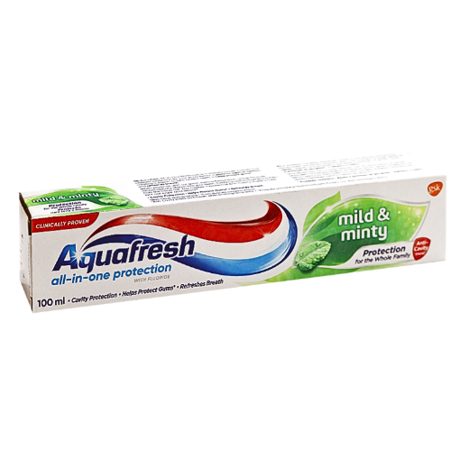 Picture of AQUAFRESH DENTIFRICE 4 GREEN 100 ML MILD MINTY