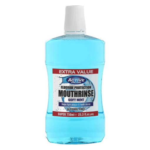 Picture of ACTIVE ORAL CARE MOUTHRINSE SOFT MINT 750ML