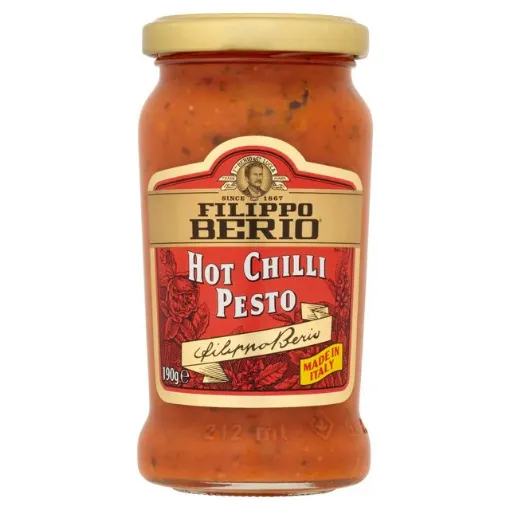 Picture of FILIPPO BERIO HOT CHILLI PESTO SAUCE 190G