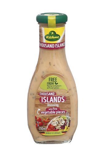 Picture of KUHNE THOUSAND ISLAND DRESSING WITH FINE VEG PIECES 250ML