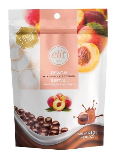 Picture of ELIT DRAGEE PEACH MILK CHOCOLAT 125G