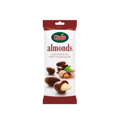 Picture of ROIS ALMONDS MILK CHOC 40G