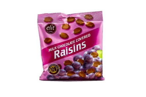 Picture of ELIT DRAGEE BAGS RAISIN MILK CHOCOLAT 70G