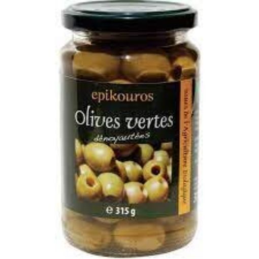 Picture of EPIKOUROUS GREEN OLIVE PITTED 315G