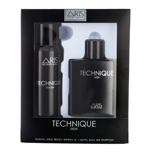 Picture of ARIS GIFTSET FOR MEN PERFUME  DEO TECHNIQUE 100ML 200ML