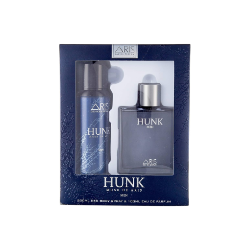 Picture of ARIS GIFTSET FOR MEN PERFUME  DEO HUNK 100ML 200ML