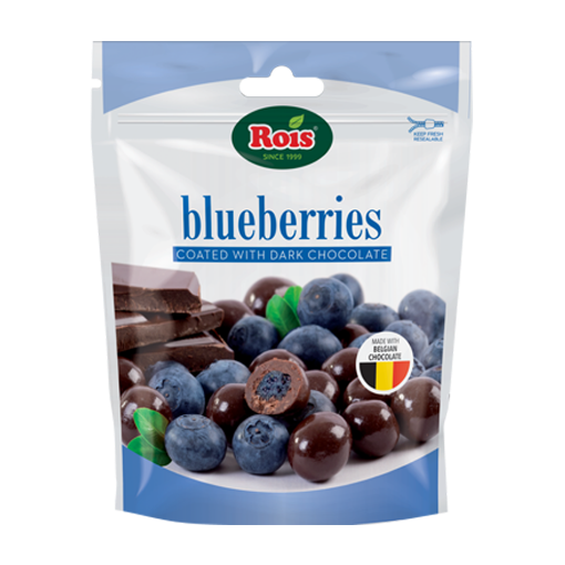 Picture of ROIS BLUEBERRIES DARK CHOC 100G