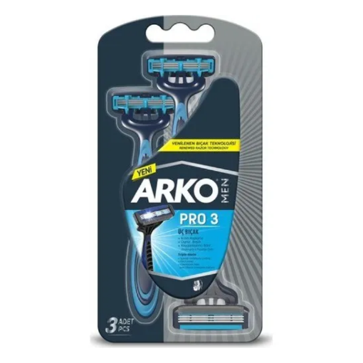 Picture of ARKO M PRO3 RASOIRS JETABLE HOMME BLISTER X3PCS