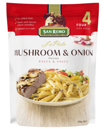 Picture of SAN REMO LA PASTA MUSHROOM ONION 120G