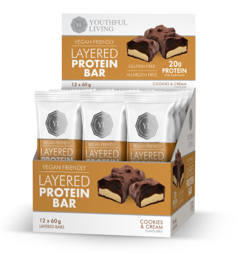 Picture of YL PROTEIN LAY BAR COOKIES CREAM 60G