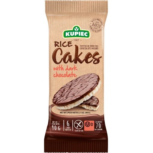 Picture of KUPIEC 2XRICE CAKES DARK CHOCOLAT 30G