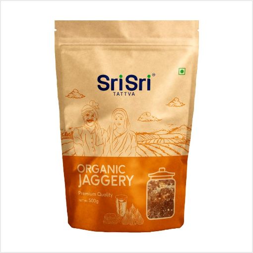 Picture of SRI SRI ORGANIC JAGGERY 500G