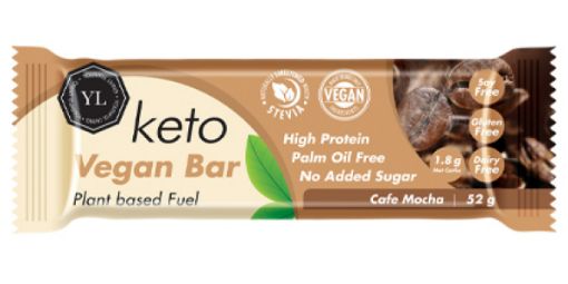 Picture of YL KETO VEGAN BAR CAFE MOCHA 52G