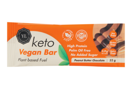 Picture of YL KETO VEGAN BAR PEANUT BUTTER CHOCO 52G