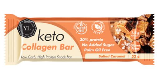 Picture of YL KETO COLLAGEN BAR SALTED CARAMEL 52G