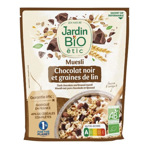 Picture of JARDIN BIO MUESLI CHOC NOIR GLUTEN 375G