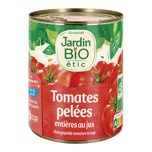 Picture of JARDIN BIO TOMATES PELEES ENTIER 400G