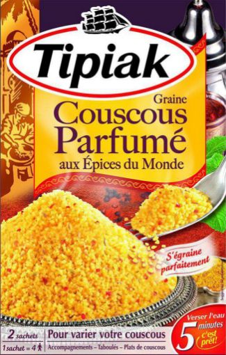 Picture of TIPIAK COUSCOUS PARFUME AUX EPICES DU MONDE 2X255G