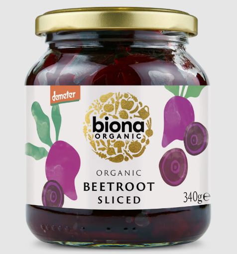 Picture of BIONA ORGANIC ROAST BEETROOT 350G