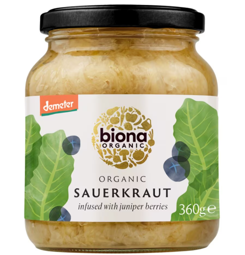 Picture of BIONA ORGANIC SAUERKRAUT 360G