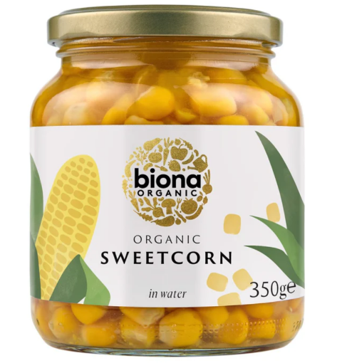 Picture of BIONA ORGANIC SWEETCORN 350G