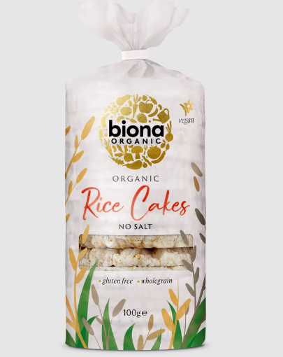 Picture of BIONA ORGANIC RICE CAKES NO SALT 100G