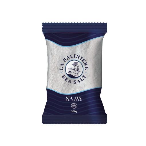 Picture of LA SALINIÈRE PILLOW POUCH SEL FIN FINE SALT 500G