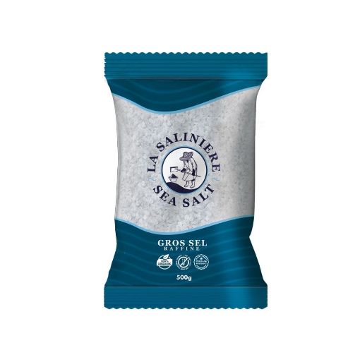 Picture of LA SALINIÈRE PILLOW POUCH GROS SEL COARSE SALT 500G