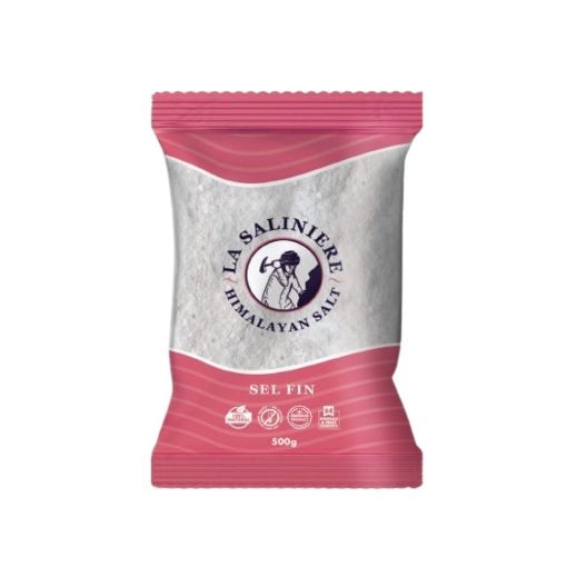 Picture of LA SALINIÈRE PILLOW POUCH PINK SALT FINE SALT 500G