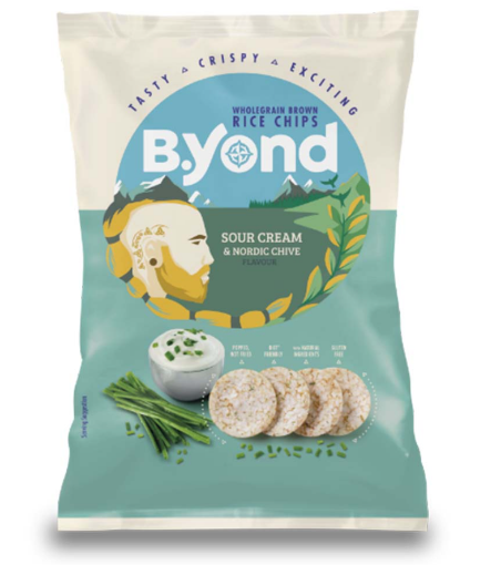 Picture of B YOND RICE CHIPS SOUR CREAM CHIVE 70G