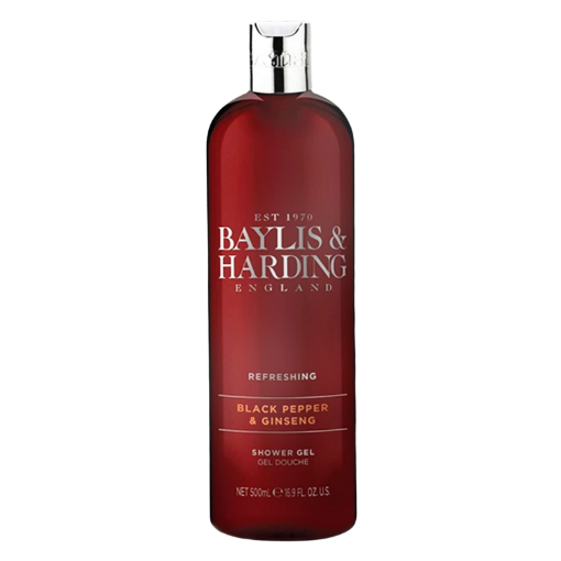 Picture of BAYLIS HARDING BLACK PEPPER MOISTURISING GEL DOUCHE BOTTLE 500ML