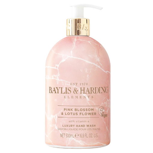 Picture of BAYLIS HARDING ELEMENTS PINK BLOSSOM LOTUS FLOWER SAVON LIQUIDE 500ML