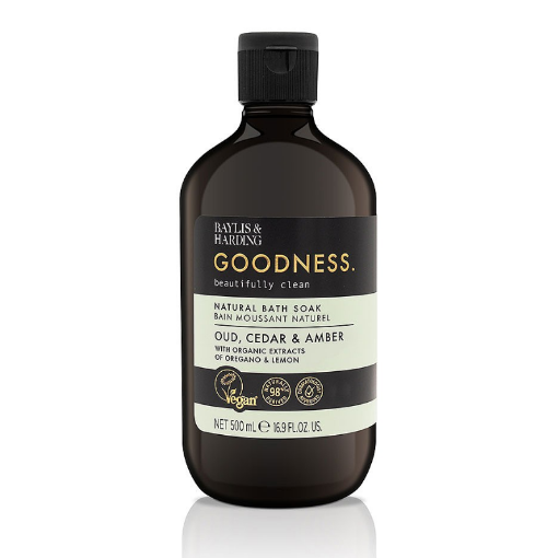 Picture of BAYLIS HARDING GOODNESS OUD CEDAR AMBER BATH SOAK 500ML