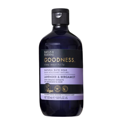 Picture of BAYLIS HARDING GOODNESS SLEEP LAVEDNER BERGAMOT BATH SOAK 500ML