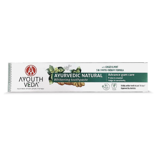 Picture of AYOUTH VEDA AYURVEDIC NATURAL WHITENING TOOTHPASTE 100G