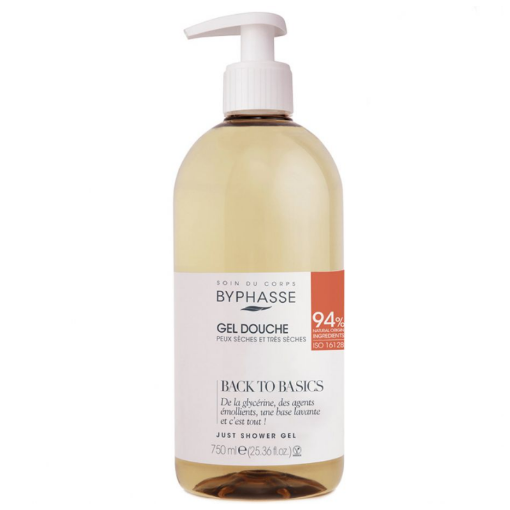 Picture of BYPHASSE BACK TO BASIC GEL DOUCHE PEAUX SECHES 750ML