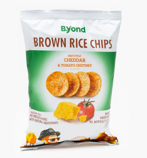 Picture of B YOND RICE CHIPS CHEDDAR TC 70G