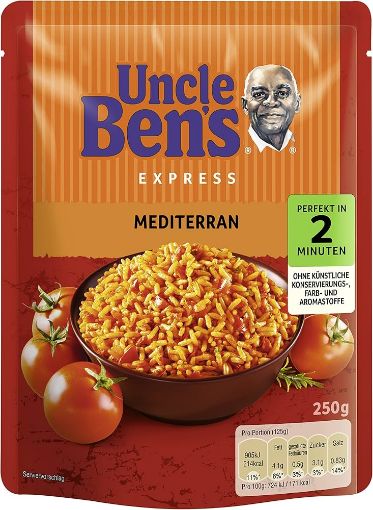 Picture of UNCLE BENS EXPRESS RIZ COMP MEDITERAN 250G