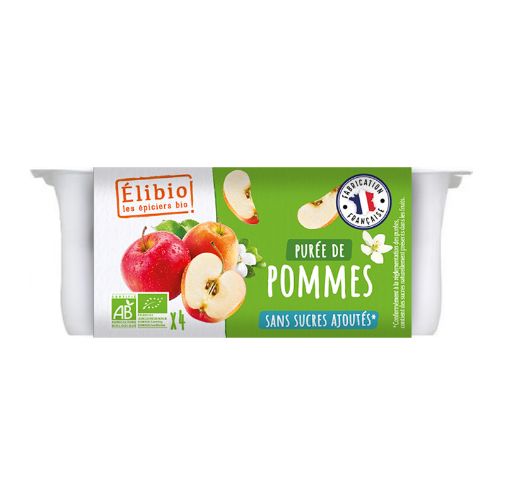 Picture of CO BIO PUREE POMME SANS SUCRE AJOUTES 4X95G