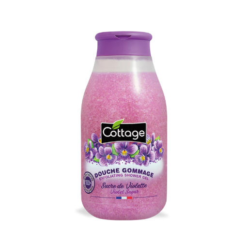 Picture of COTTAGE DOUCHE GOMMAGE LE SUCRE DE VIOLETTE 270ML