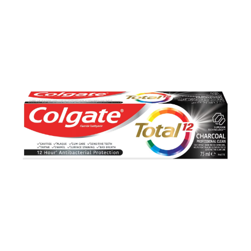 Picture of COLGATE DENTIFRICE TOTAL CHARCOAL PROFESSIONAL 75ML