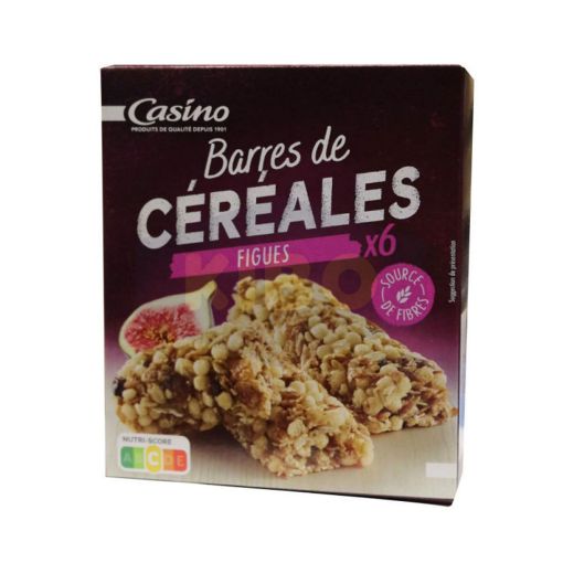 Picture of CASINO  BARRES CEREALES FIGUE 125G