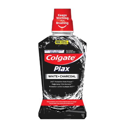 Picture of COLGATE BAIN BOUCHE PLAX CHARCOAL 500ML