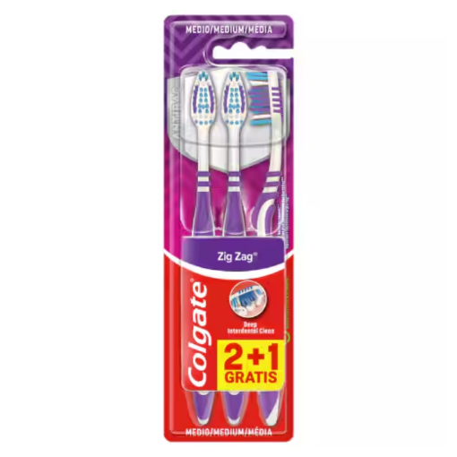 Picture of COLGATE BROSSE A DENT ZIG ZAG 2 PLUS 1 FREE