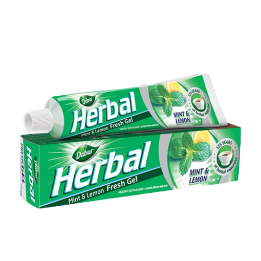 Picture of DABUR HERBAL TOOTHPASTE MINTLEMON GEL 140G