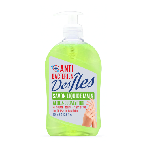 Picture of DES ILES ANTIBACTERIAL HAND WASH ALOE VERA EUCALYPTUS