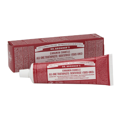 Picture of DR BRONNERS CINNAMON TOOTHPASTE 140G