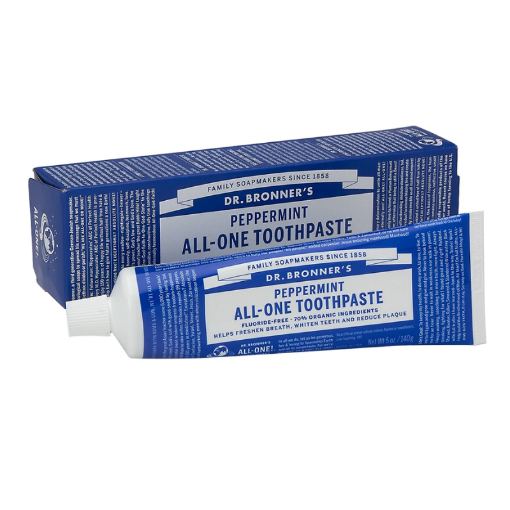 Picture of DR BRONNERS PEPPERMINT TOOTHPASTE 140G