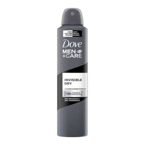 Picture of DOVE MEN DEODORANT INVISIBLE DRY 250ML