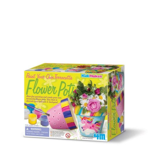 Picture of 4M PAINT YOUR TERRA FLOWER POTS